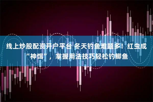 线上炒股配资开户平台 冬天钓鱼难题多！红虫成“神饵”，掌握用法技巧轻松钓鲫鱼